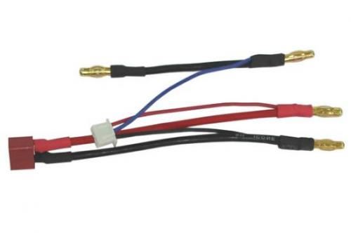 Etronix Balancer Adaptor For Lipo 2S With Deans/4mm/2mm Connetor