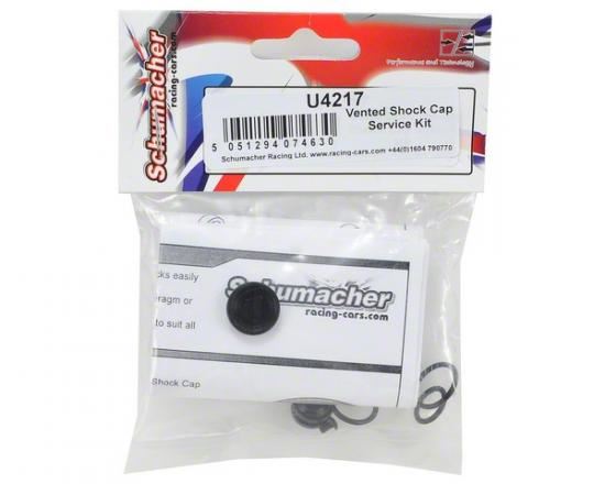 Schumacher Small Bore Vented Shock Cap Service Kit