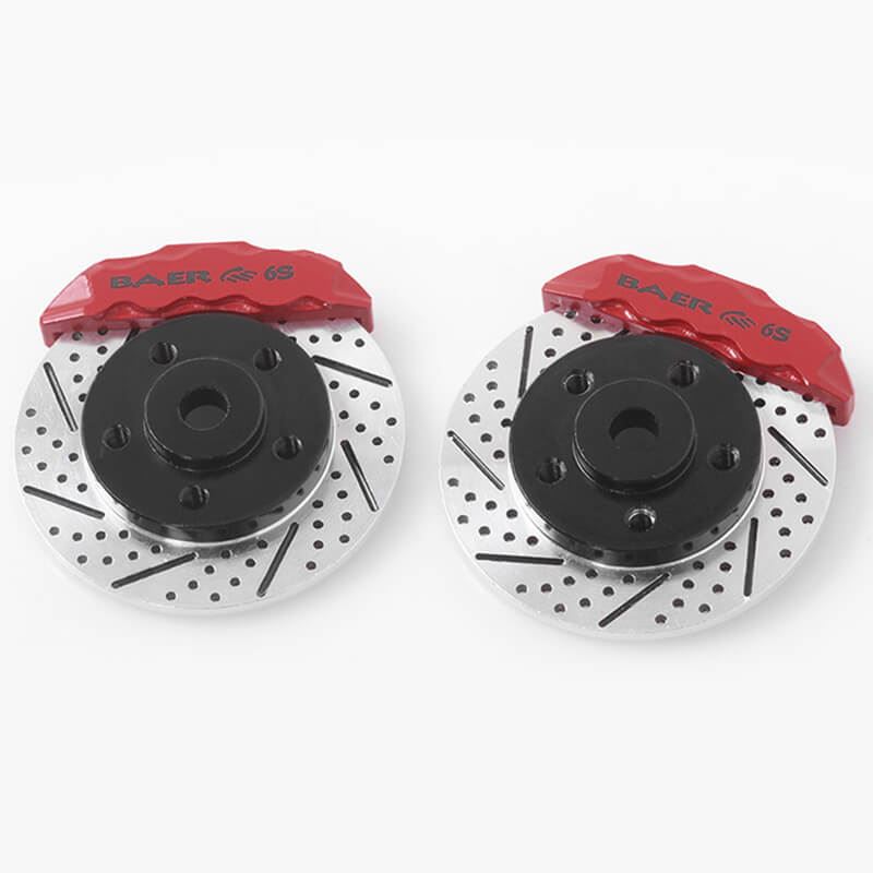 RC4WD BAER BRAKE SYSTEMS ROTOR & CALIPER SET FOR 1.9 5 LUG STEEL WHEELS