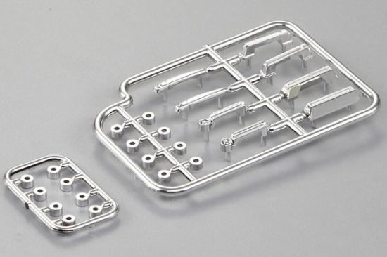 KILLERBODY CHROMED PLASTIC DOOR HANDLE 1/10 SCALE