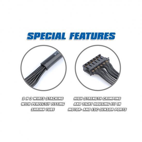 LRP Sensor Wire HighFlex 95mm V2