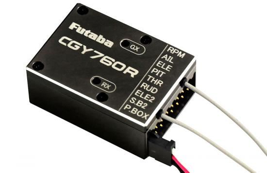 Futaba CGY760R - Gyro, Receiver (FASSTest/T-FHSS Air) & Governor (P-GY760R)
