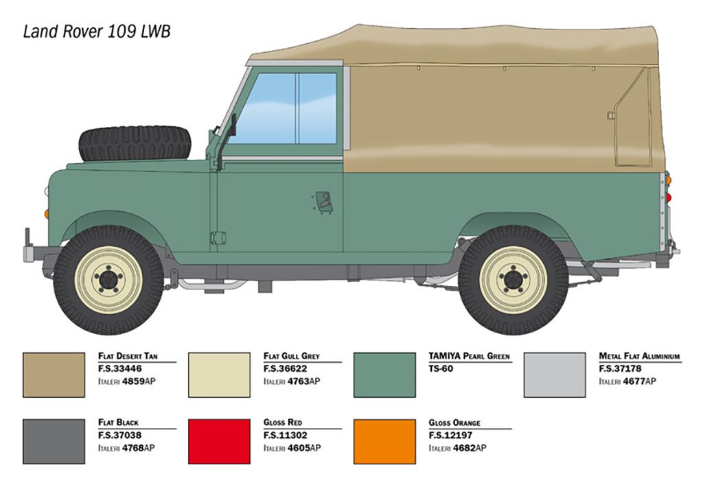 Italeri Land Rover 109 LWB