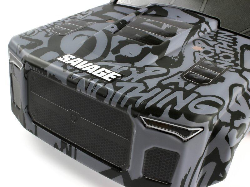 Gt-6 Sportcab Painted Truck Body (Grey/Orange)
