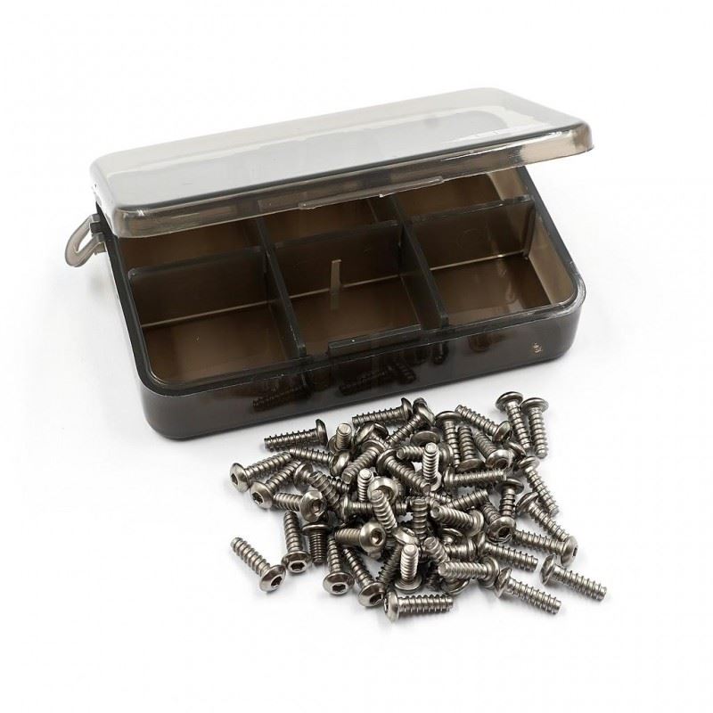 Yeah Racing Titanium Screw Assorted Set W/Box For Tamiya Manta Ray