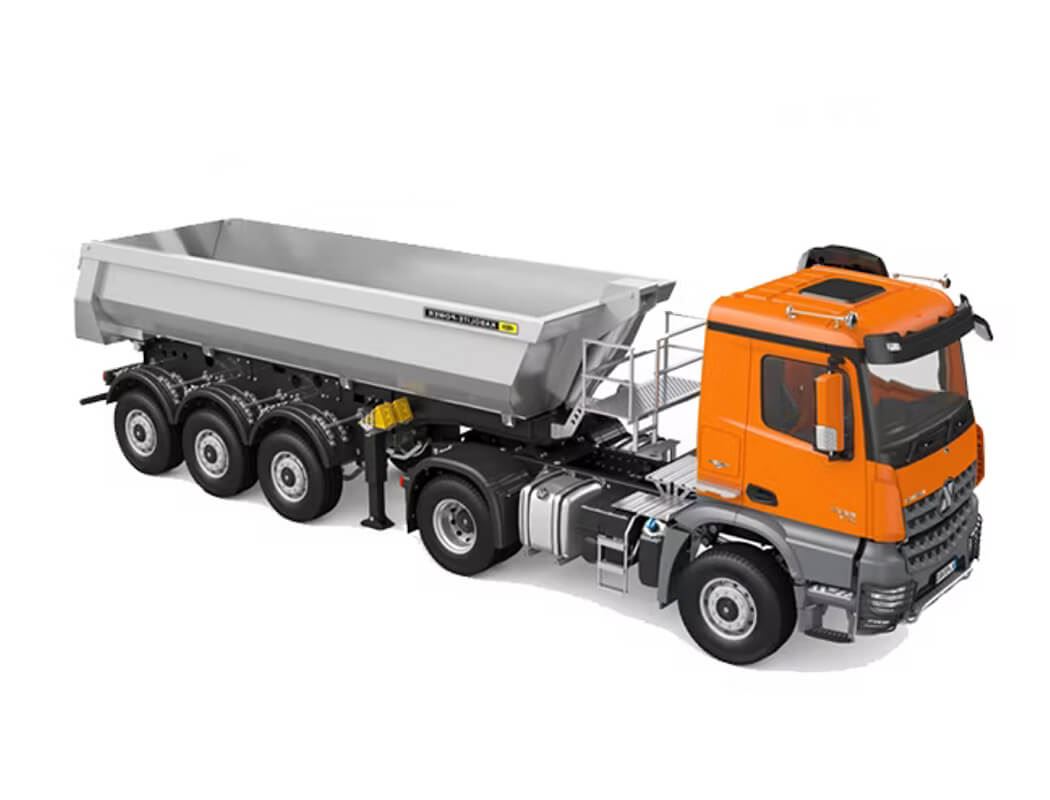 Huina Kabolite 1/14Th 3 Axle 4X4 Trailer & Truck Rtr Orange