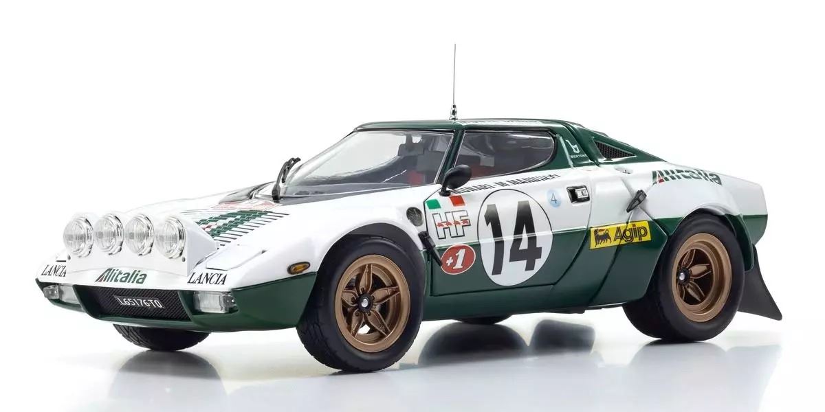 Kyosho 1:18 Lancia Stratos Hf S.Munari Winner Monte Carlo 1975 Nr.14