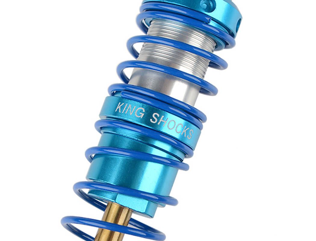 Rc4Wd King Off-Road Racing Shocks 80Mm Silver/Blue