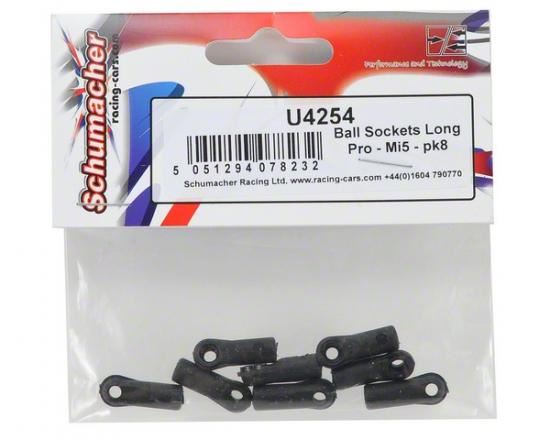 Schumacher Ball Sockets Long Pro - Mi5 - pk8