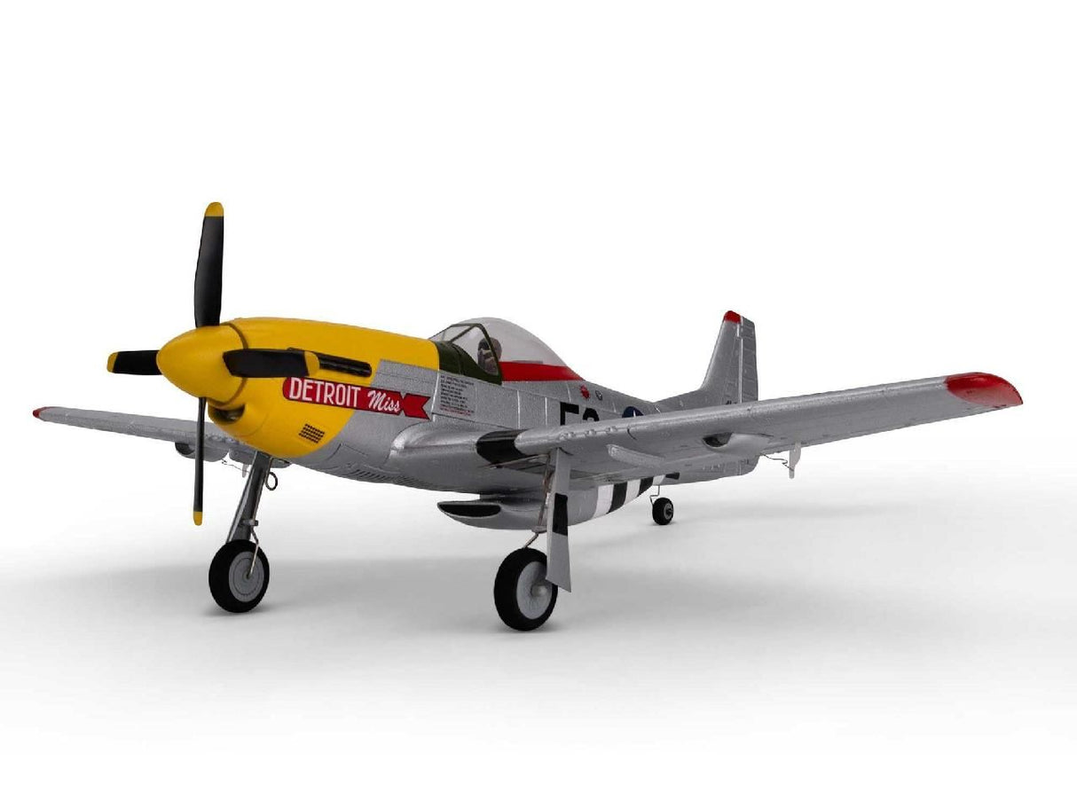 E Flite UMX P-51D Mustang inDetroit Missin BNF Basic with AS3X and SAF