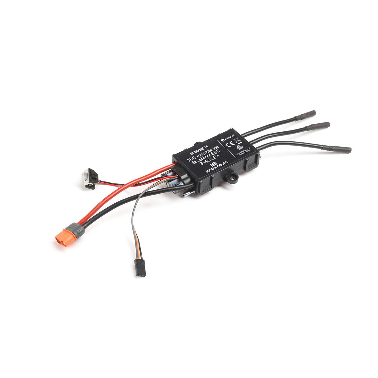 Spektrum 100 Amp Brushless Marine ESC 3S-4S