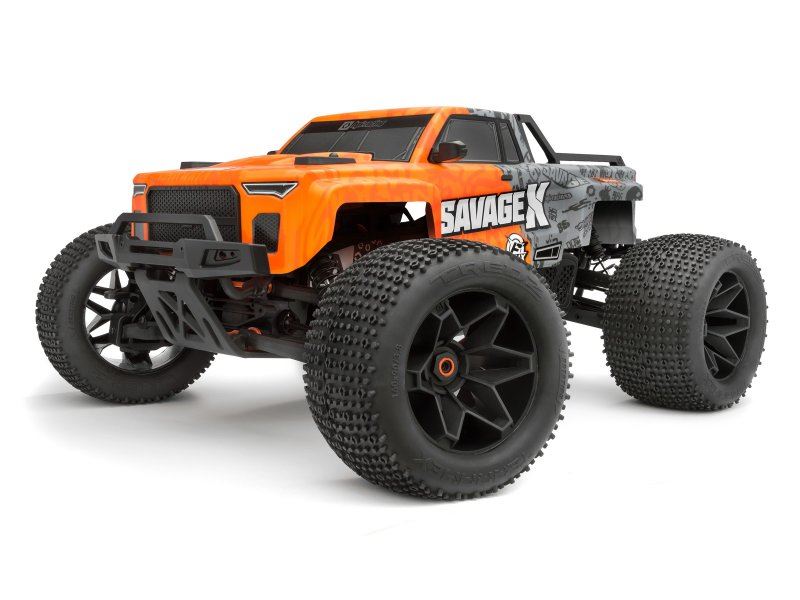 Gt-6 Sportcab Painted Truck Body (Orange/Grey)