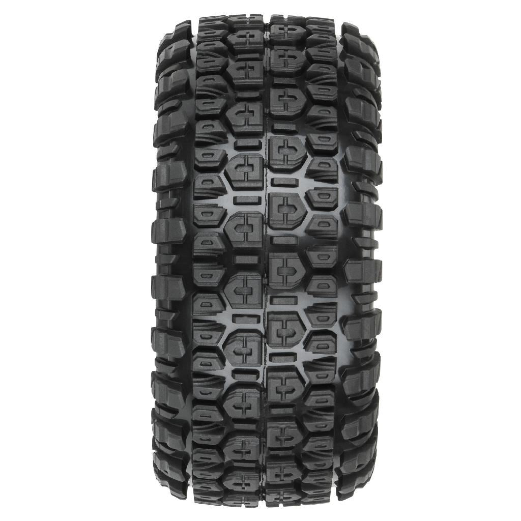 Pro 1/10 Aztek M2 F/R 2.2In/3.0In Sc Mtd 12Mm & 14Mm Black Raid Wh