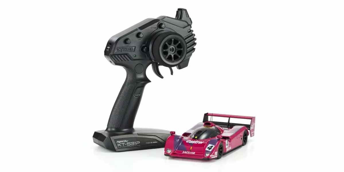 Kyosho Mini-Z Mr04 Rwd Jaguar Xjr-14 Lm 1991 No.4 (W-Lm/Kt531P)