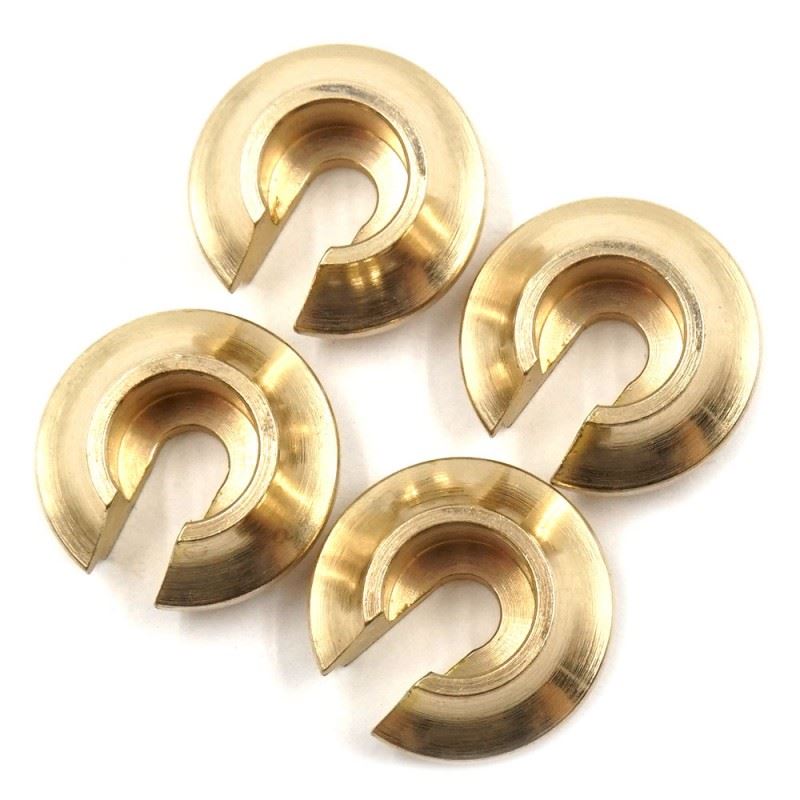 Yeah Racing Brass Spring Retainer V2 4pcs For Traxxas TRX-4 TRX-6