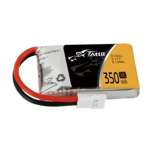 Gens Ace Tattu 350mAh 3.7V 30C 1S1P Lipo Battery Pack with Molex Plug (1 pcs/pack)