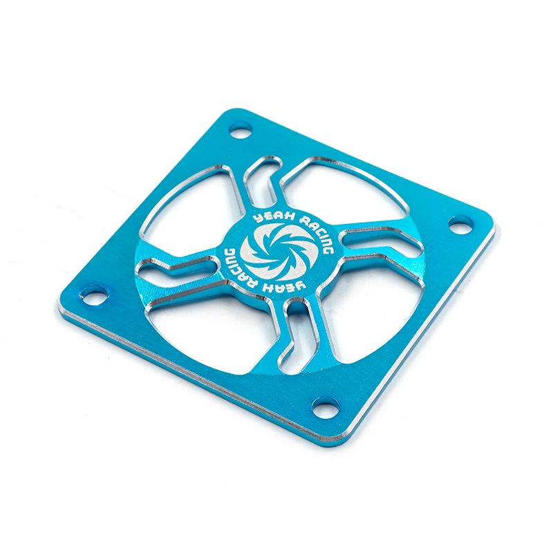 Yeah Racing Aluminum 40mm Fan Protector Blue