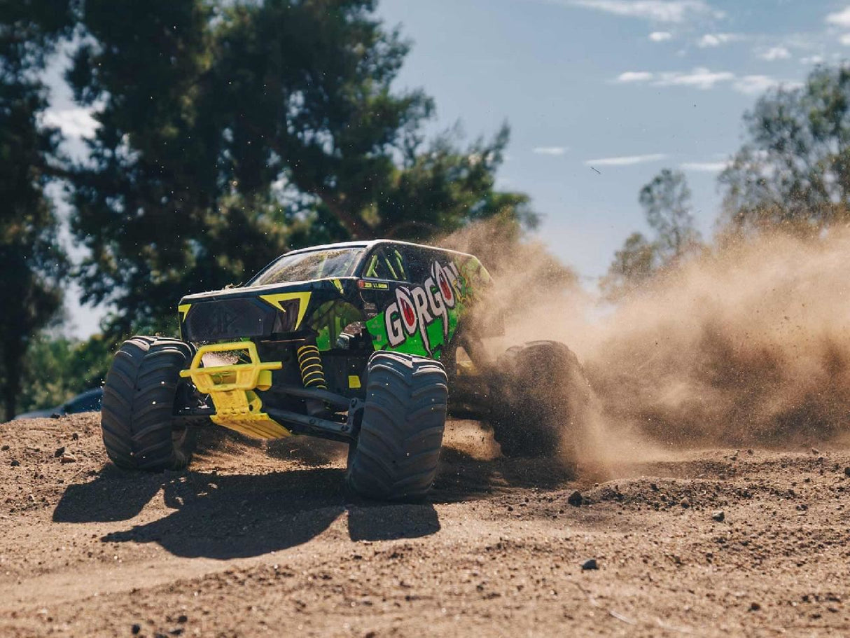 Arrma Gorgon 2wd MT 1/10 RTR Smart w/8.4v Batt/USB Charger Yellow