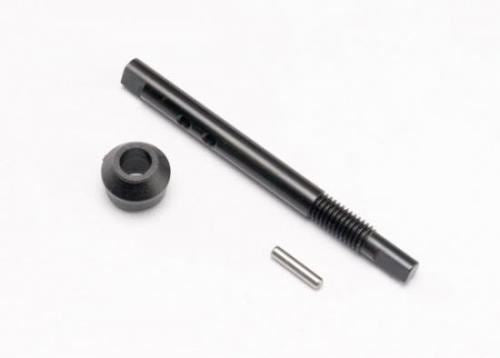 TRAXXAS Input shaft (slipper shaft)/ bearing adapter (1)/pin (1)
