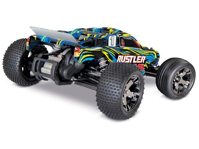 Traxxas Rustler VXL TSM RTR - Yellow