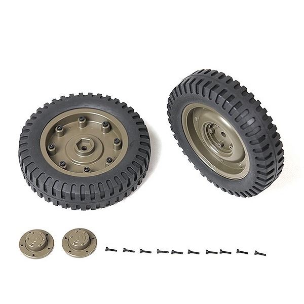 ROC HOBBY 1 6 1941 MB SCALER REAR WHEELS ASSEMBLY (1 Pair)