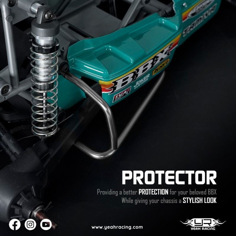 Yeah Racing Aluminum Side Bumper For Tamiya Bbx (Bb-01)