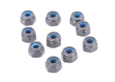 Schumacher SPEED PACK - M3 Nyloc Nut Steel - Black (10pcs)