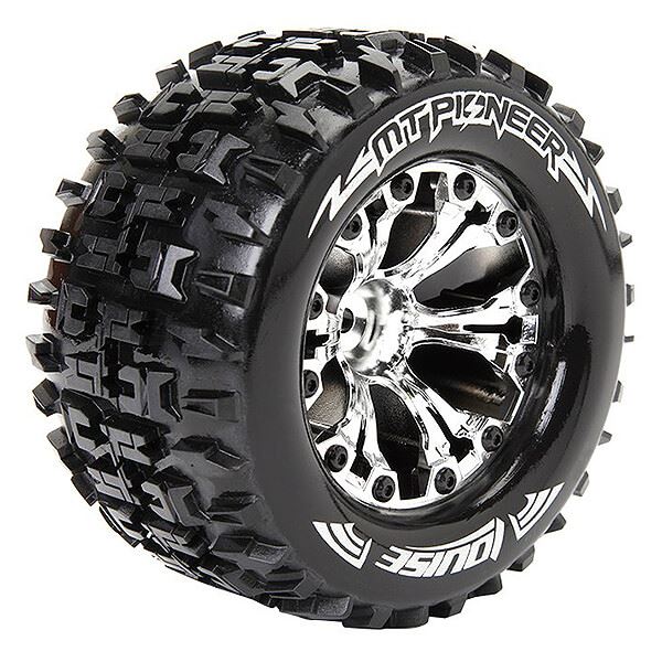 LOUISE RC MT-PIONEER 1/10 SOF T HEX 14MM/BLACK CHROME ARRMA