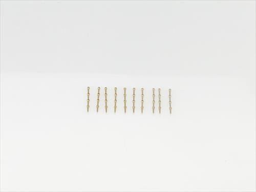 RACTIVE 3 Hole Stanchion, Brass 15mm (Pk10)