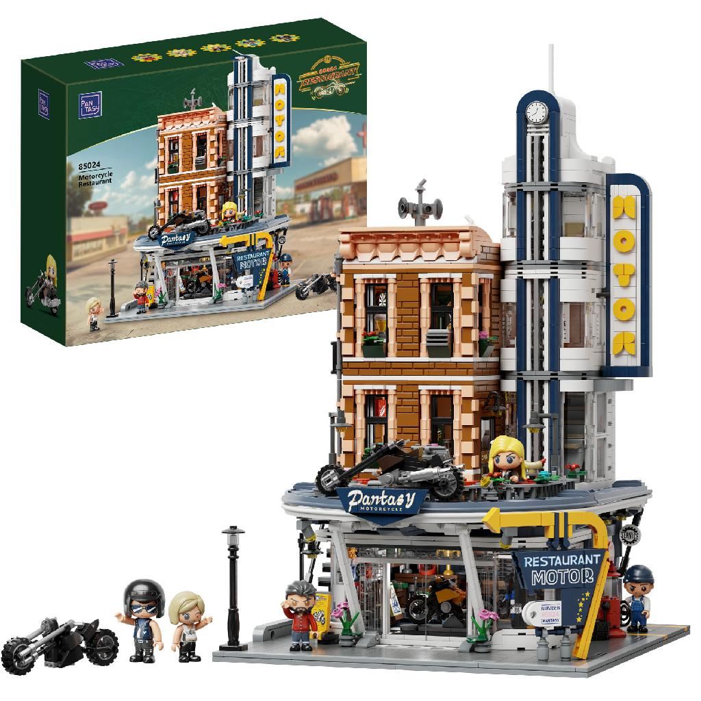Pantasy Motorcycle Restaurant Building - 2989 Pcs