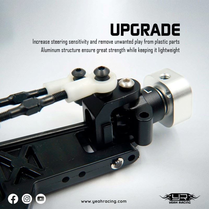 Yeah Racing Aluminum Front C Hub For Yokomo 870C Super Dog Fighter Yz10 2023