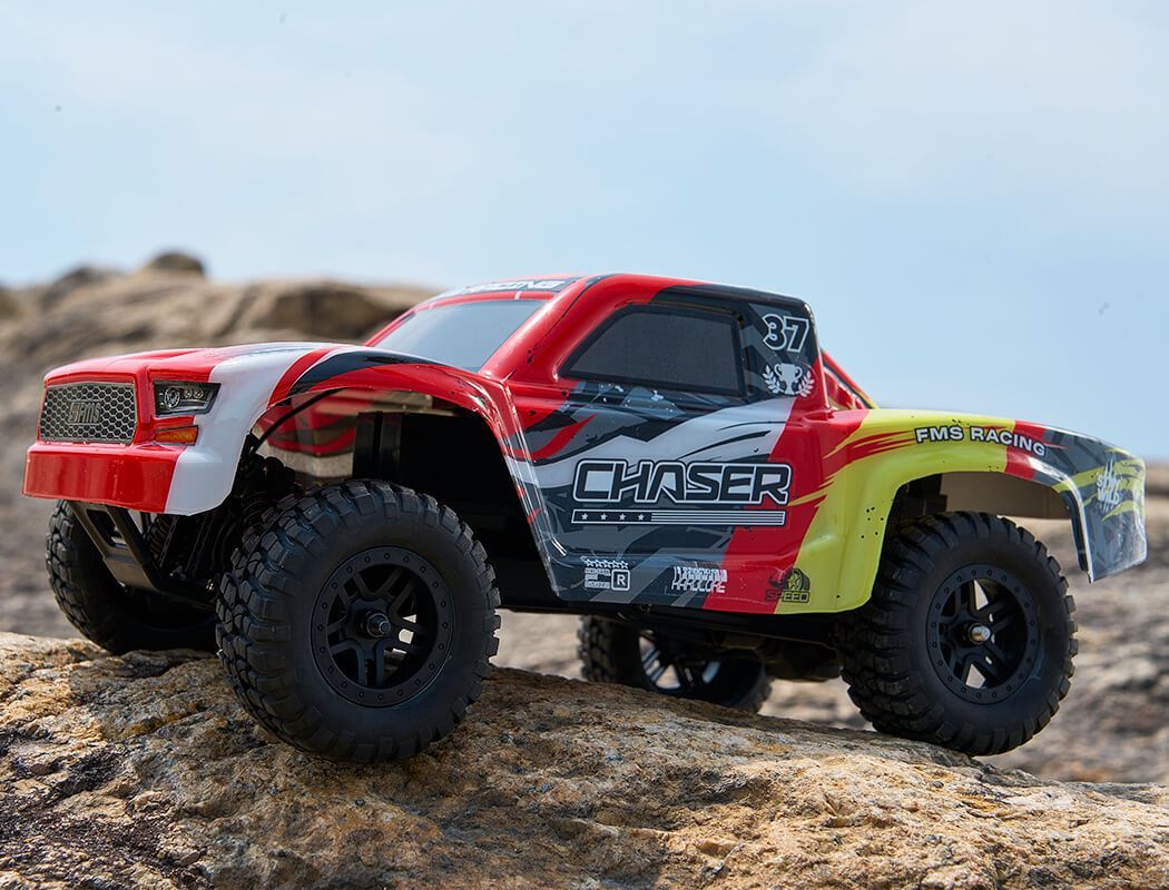 Fms Fsc24 1/24Th Chaser Truck Rtr - Red
