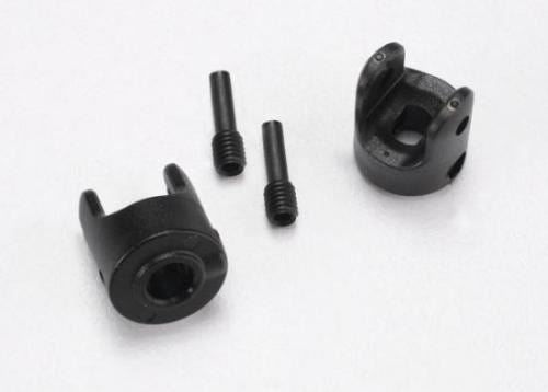 TRAXXAS Yokes, differential & transmission (2)/ 3x10mm screw pin (2)