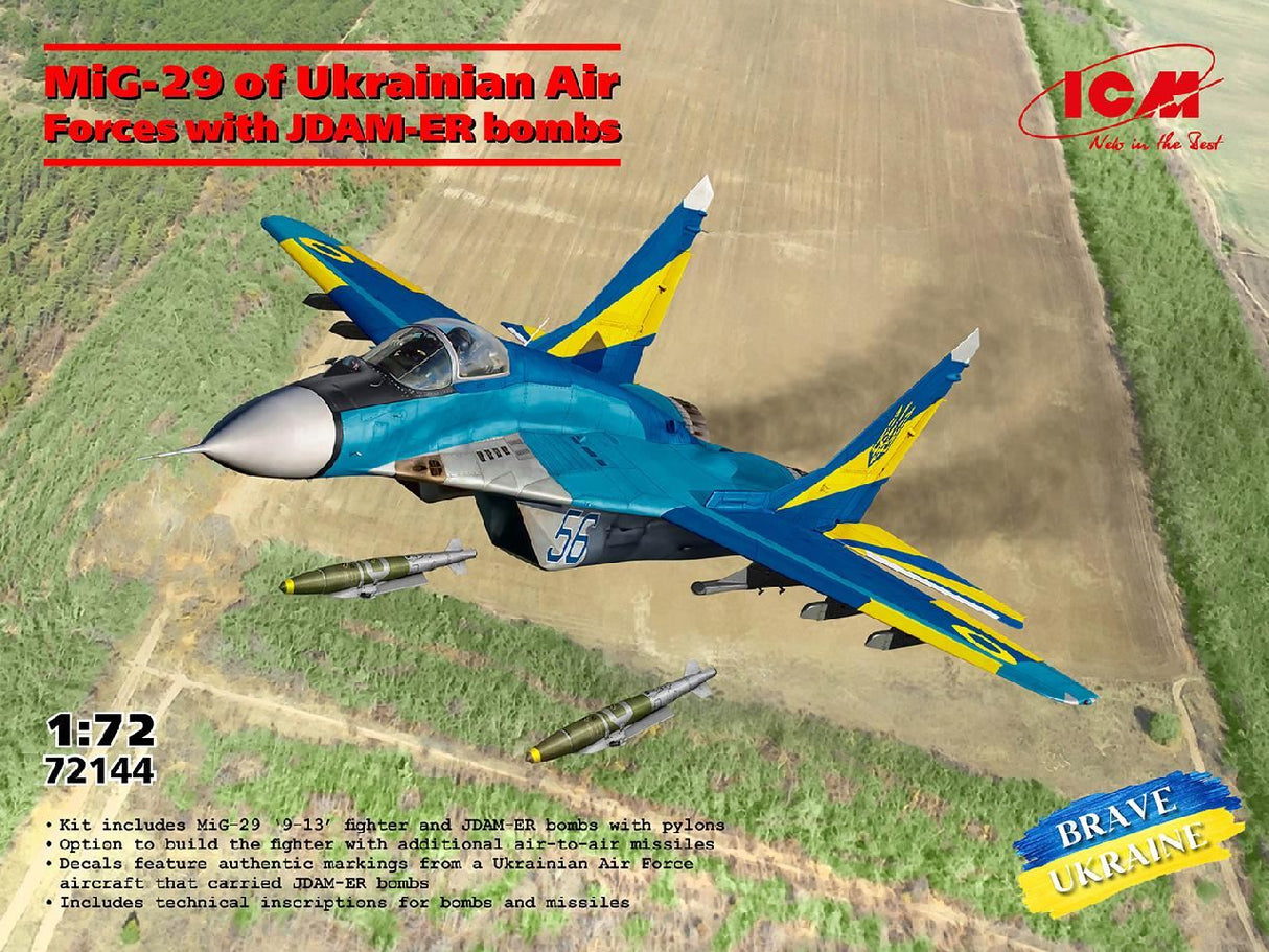 Icm Mig-29 Of Ukrainian Air Forces With Jdam-Er Bombs