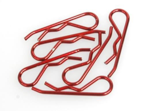 Schumacher Body Clip 1/8 - Metallic Red (6)