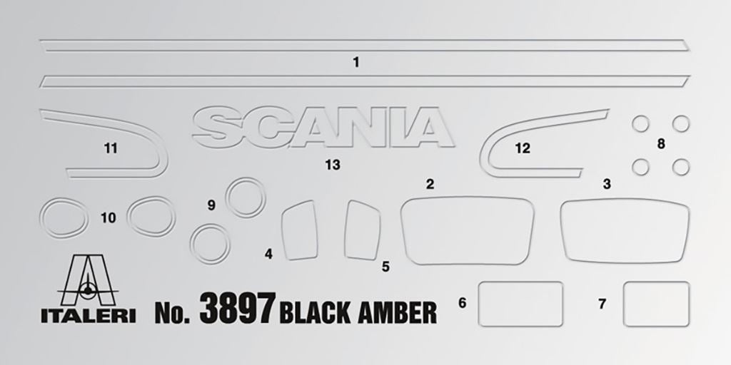Italeri SCANIA R BLACK AMBER