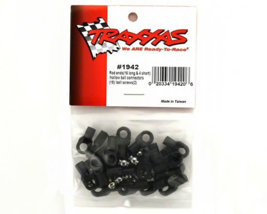 Traxxas Rod Ends (16L & 4S)/ Hollow Ball Conn (18)/ Ball Screws (2)