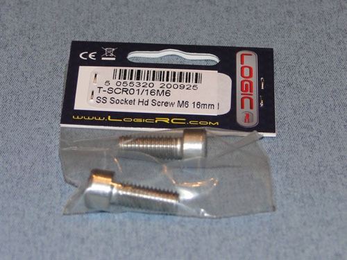 RACTIVE SS Socket Hd Screw M6 16mm Pk2