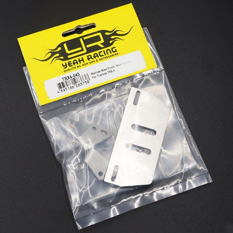 Yeah Racing Stainless Steel Front or Rear Fender For Traxxas TRX-4
