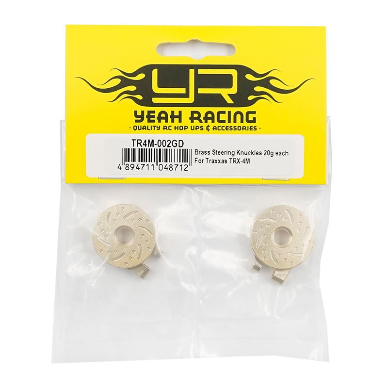 Yeah Racing Brass Steering Knuckles 20g each For Traxxas TRX-4M