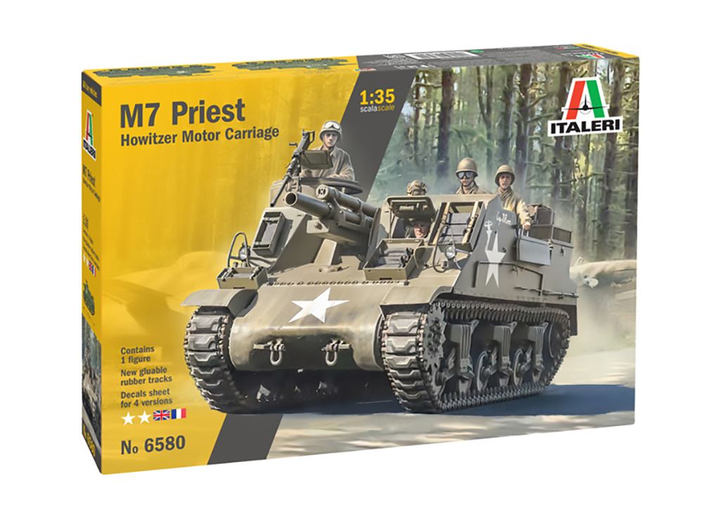 Italeri M7 Priest self-propelled howitzer