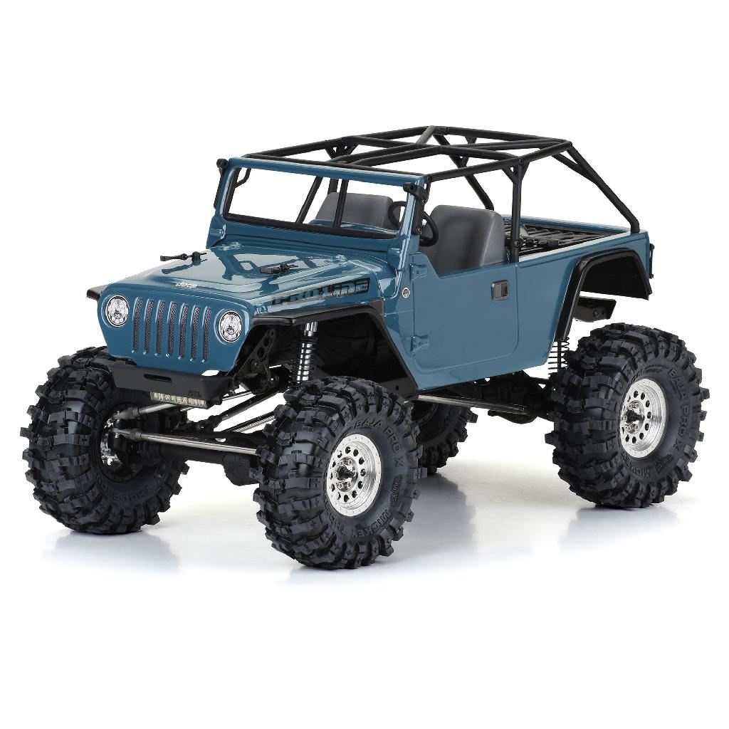 Pro 1/10 2004 Jeep Lj Clear Body/Trail Cage 12.3In Wheelbase Craw