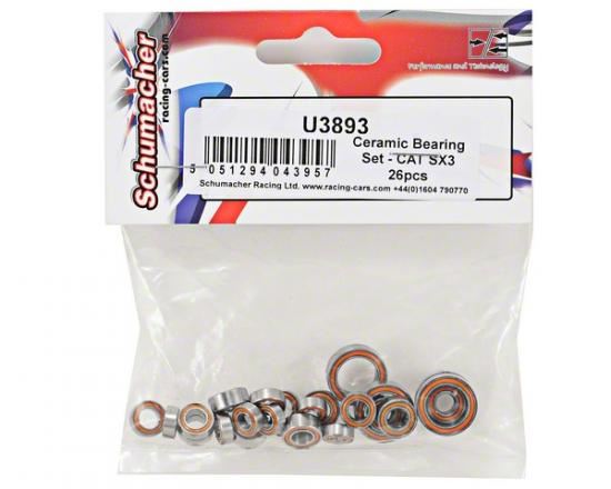 Schumacher Ceramic Bearing Set - CAT SX3 26pcs
