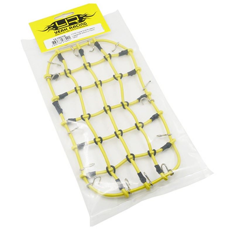 Yeah Racing 1/10 RC Crawler Scale Accessory Luggage Net 200mm x 110mm Yellow