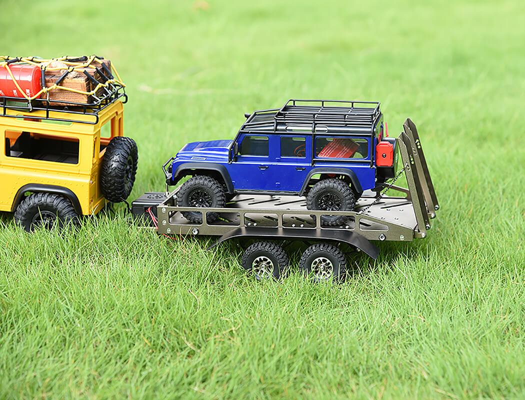 FASTRAX DUAL-AXLE TRAILER w/RAMPS & LEDs (Med 1/12-1/18)