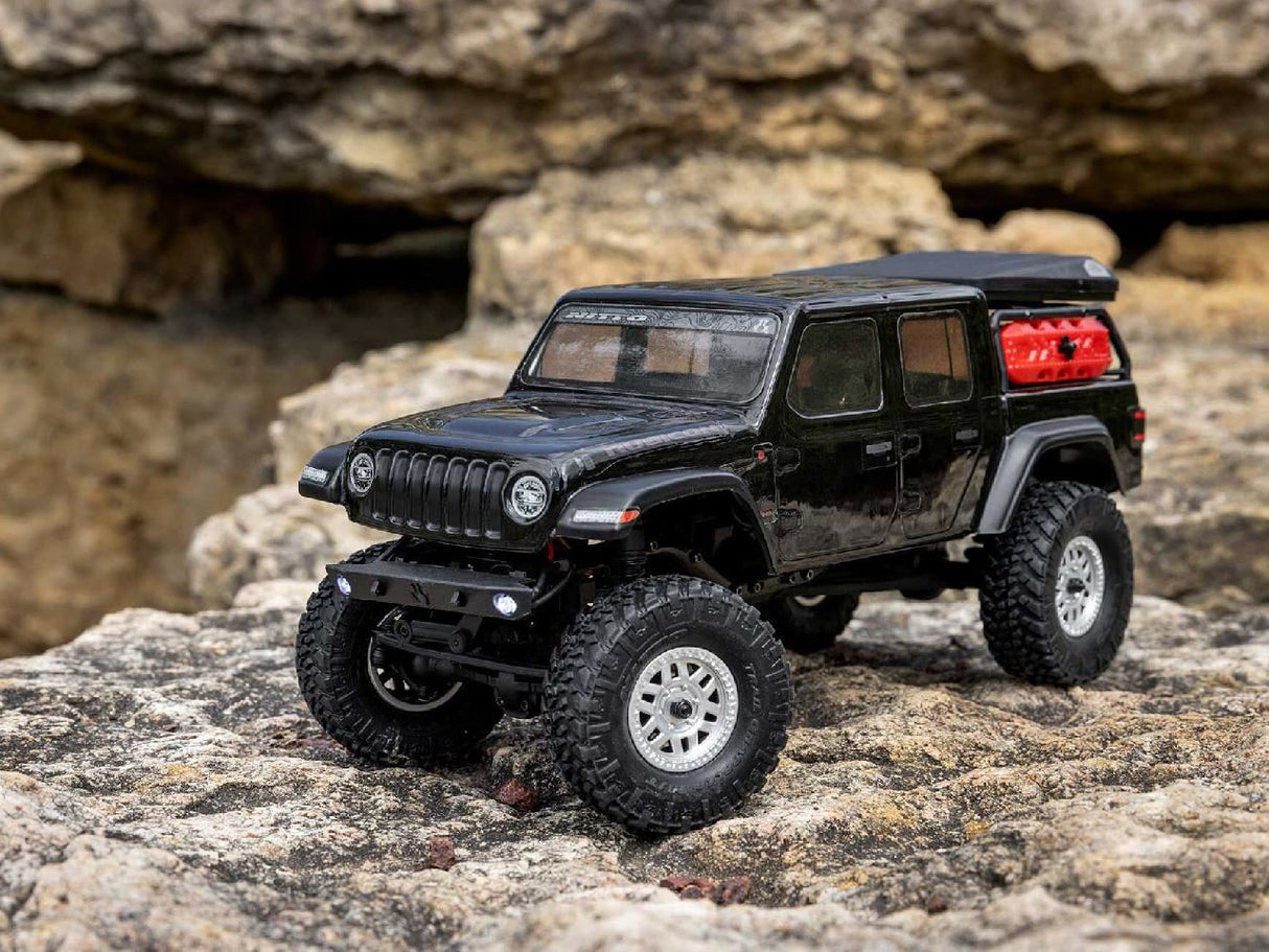 Axial SCX24 Jeep Gladiator 4WD Rock Crawler RTR, Black