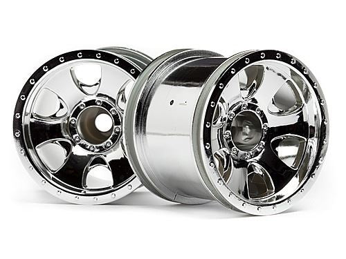HPI Warlock Wheel Chrome (2.2In/2Pcs)