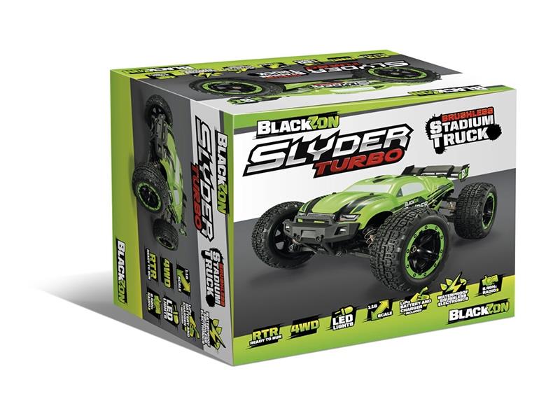 Slyder St Turbo 1/16 4Wd 2S Brushless - Green