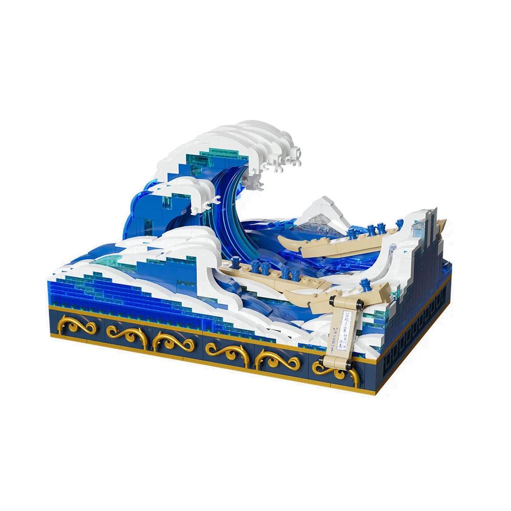 Pantasy Kanagawa Surfing Ocean Wave - 1497 Pcs
