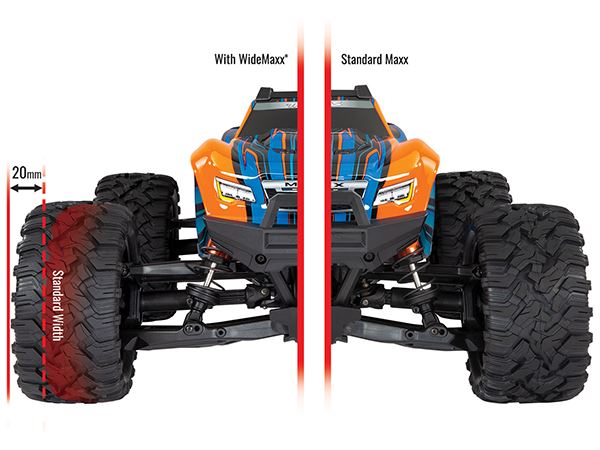 Traxxas WideMaxx Suspension Kit - Blue